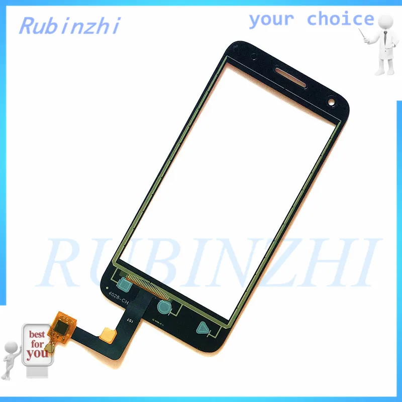 Сенсорный экран RUBINZHI + лента для Alcatel One Touch 4027 OT4027 4027D 4027X OT5017 сенсорный дигитайзер