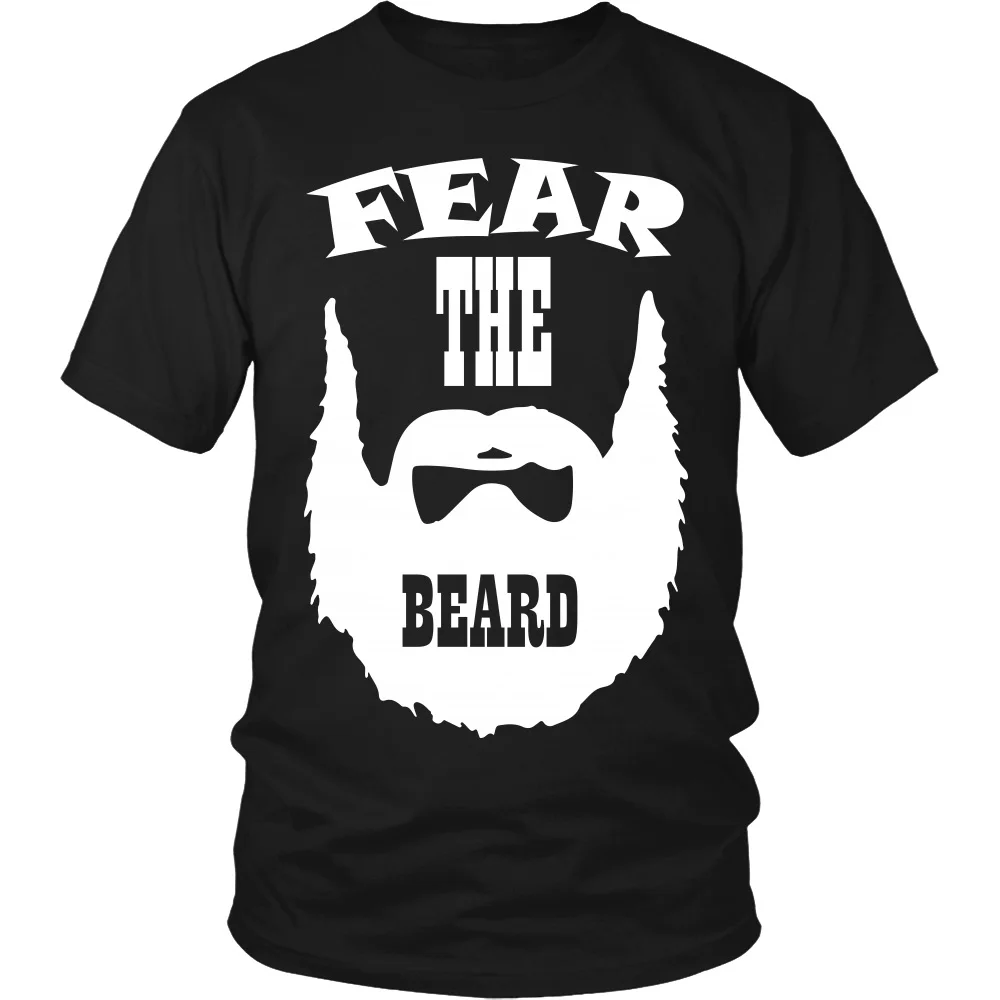 

Fear The Beard Funny Beard Shirt, Beard Man Funny Shirt, Beard Season 2019 Fashion Solid Color Men Sleeveless T Shirt