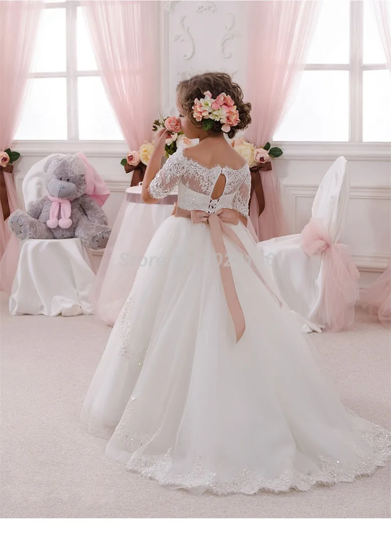 Высококачественные платья для девочек с цветочным принтом кружевные коротким