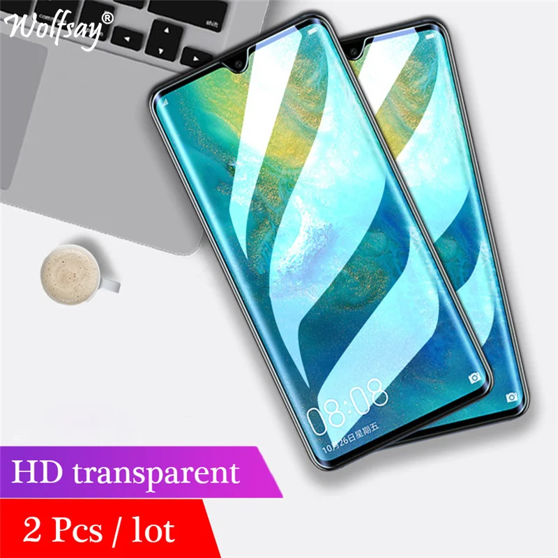 Закаленное стекло для Huawei Mate 20 защитное 9H премиум класса Защитное 2 шт.|Защитные