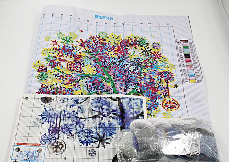 Рукоделие сделай сам Вышивка бисером вышивка стежком бриллиант точная печатная