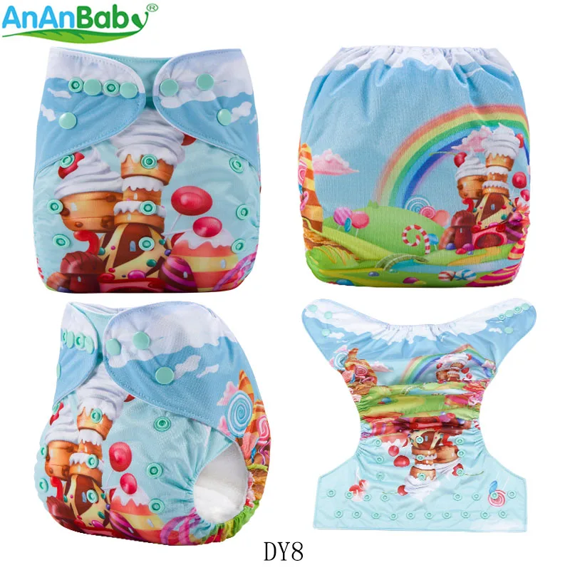 U pick Ananbaby Многоразовые непромокаемые детские подгузники Регулируемый один