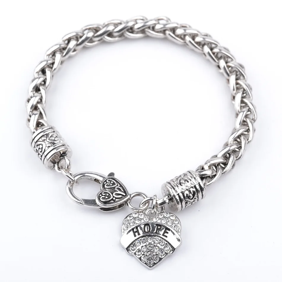 2017 Новый Сердца Rhinestone Браслет Письма МАМА СЕСТРА МИМИ НАНА нана племянница