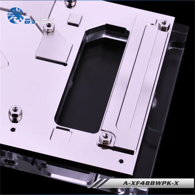 Bykski полный охват блок GPU воды для VGA XFX RX 480 470 Черный волк Эволюция Графика карты