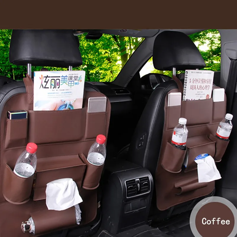 

2019 Multi Functional Storage Bag Car Seat Back Protector Dust-proof Children Kick Mat Storage Bag