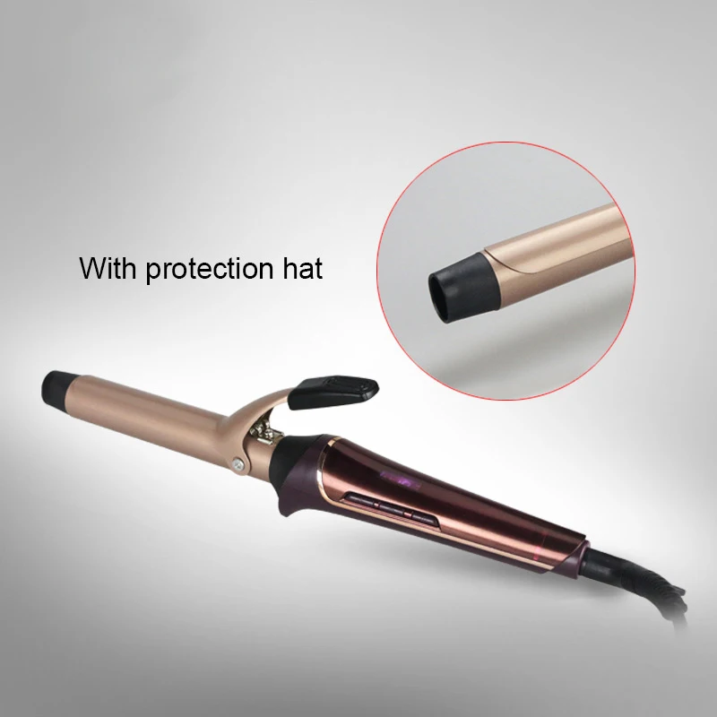 Щипцы для завивки волос профессиональная керамическая плойка с ЖК дисплеем