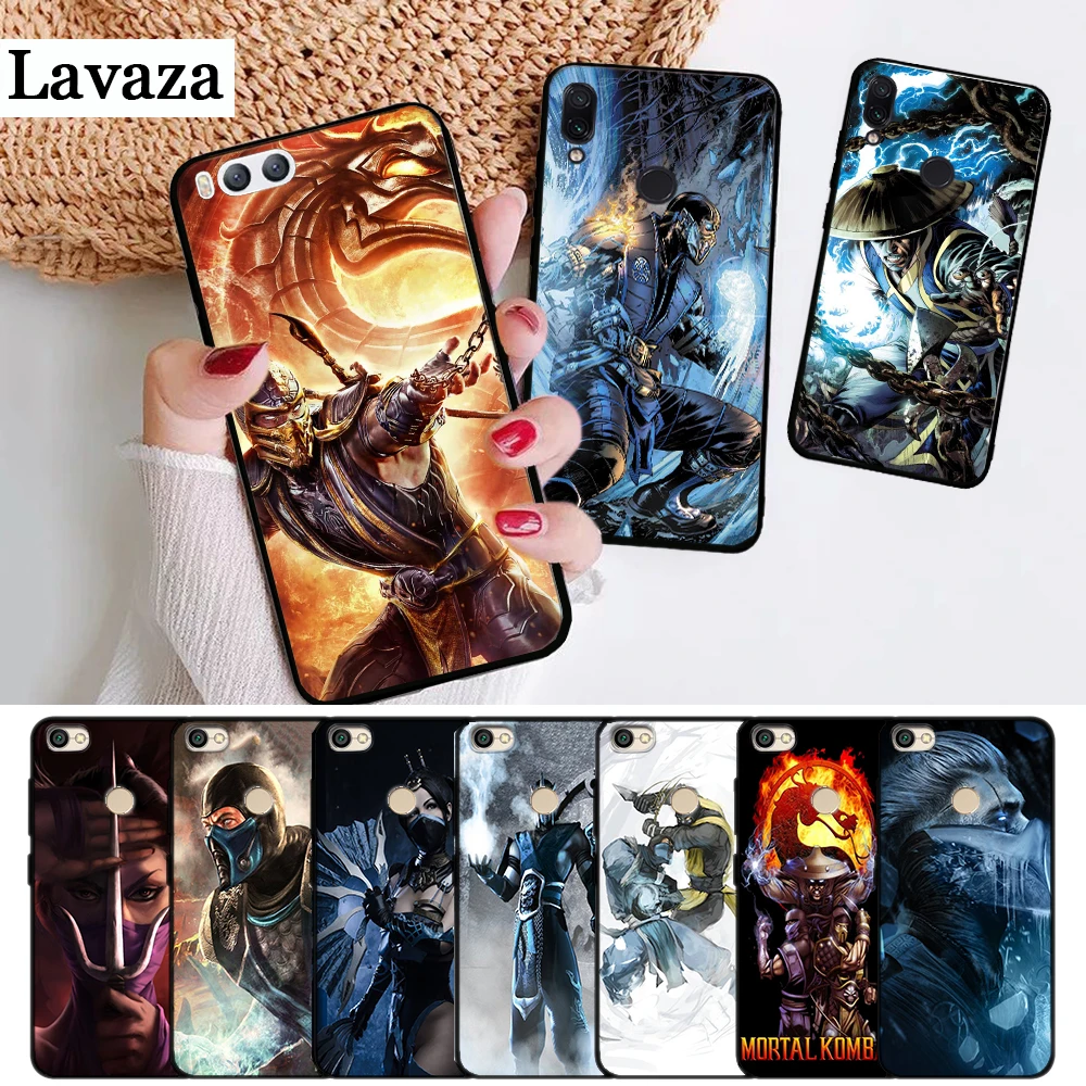 Силиконовый чехол Lavaza Scorpion Sub Zero Mortal Kombat для Xiaomi Redmi 4A 4X 5 5A 6 6A 7 7A 8 8A K20 Pro Plus S2