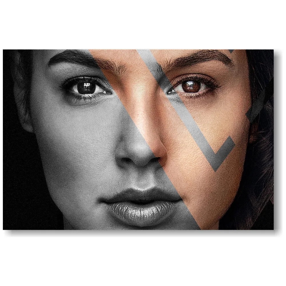 Wonder Woman Супергерои плакат для дома Картина гостиной украшения 32x48 дюймов