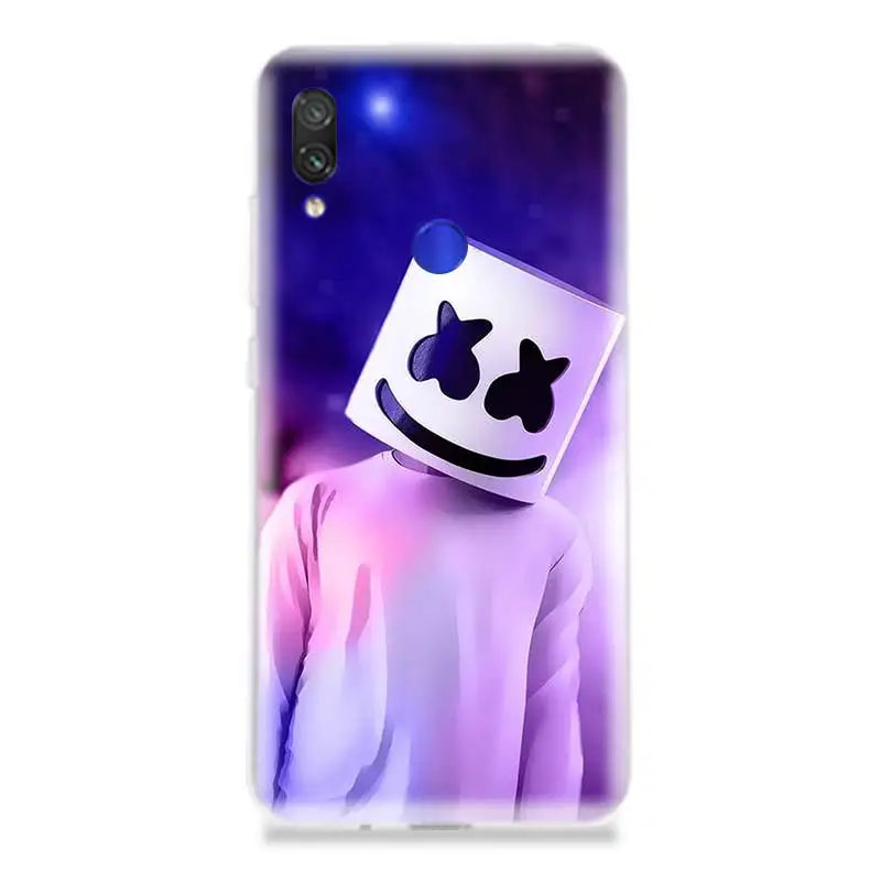 Marshmello Doctom DJ Alone TPU силиконовый чехол для телефона Xiaomi Redmi 4 4A 4X5 5A 6 6A 7 Pro