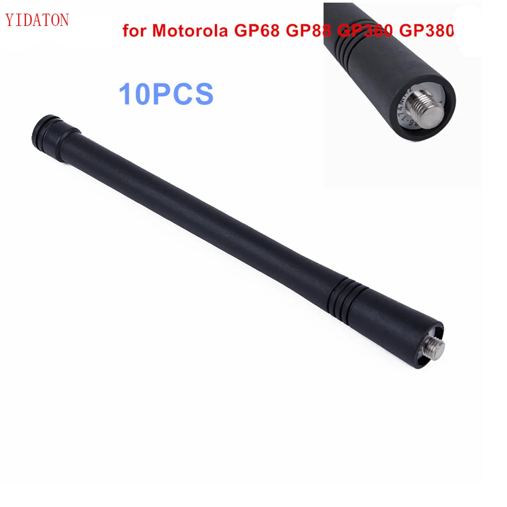 Двухсторонняя антенна YIDATON 10X VHF для MOTOROLA EP350 EP450 PRO3150 PRO5150 PRO7150 GP68 GP88 GP360 GP380 GP388 GP640