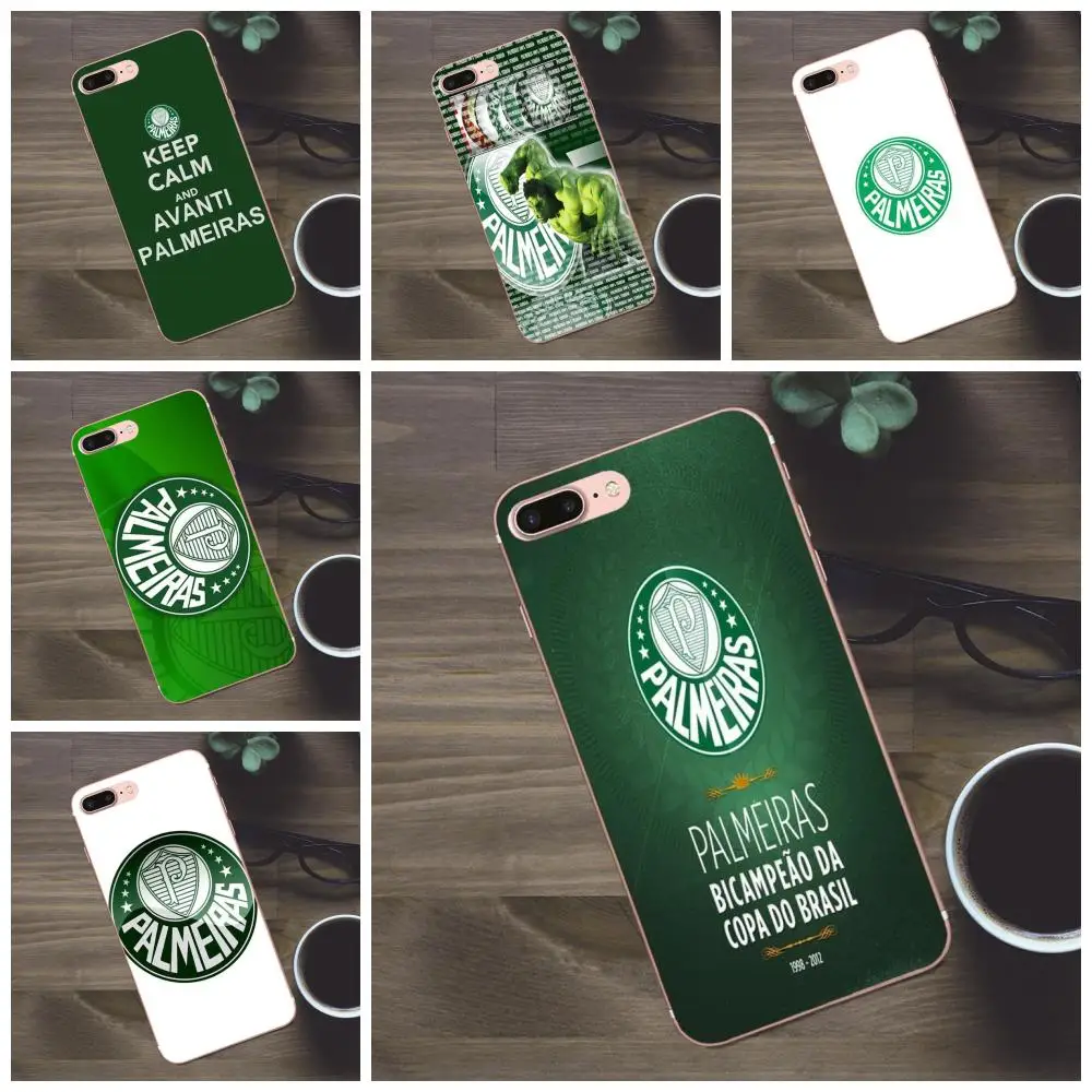 Мягкий ТПУ 2017 новое поступление футбольный клуб Palmeiras для Apple iPhone X 4 4S 5 5C SE 6 6S 7 8 Plus