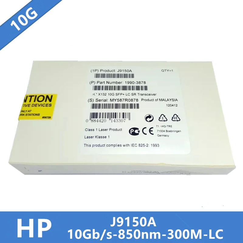 Модуль приемопередатчика 10 шт./лот J9150A для HP X132 10G SFP + LC SR 850nm MMF 300m DDM. Если нужно