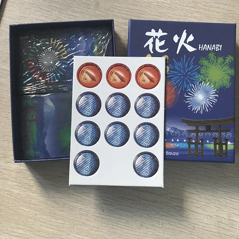 Настольная игра 2-5 игроков HANABI карты игры легко играть смешные игры для вечерние/семейные