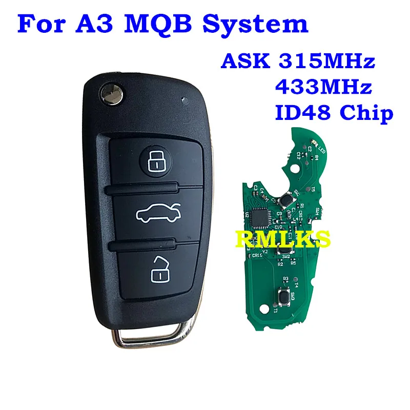 Модифицированный умный дистанционный ключ MQB для Audi A3 A6L автомобильный пульт