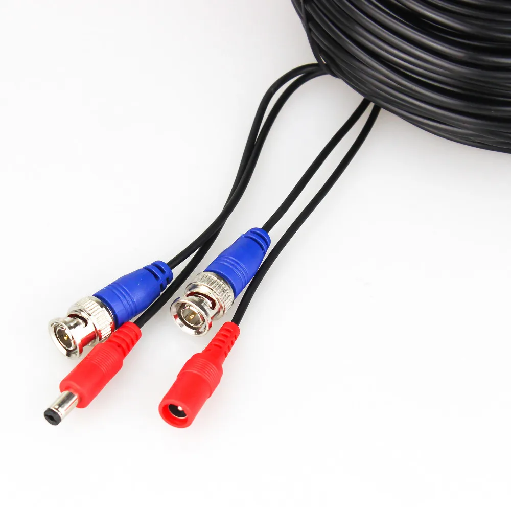 H.View Cable Wires For CCTV POE IP Camera System BNC 20M 30M 40M Optional Bnc Cameras | Безопасность и защита