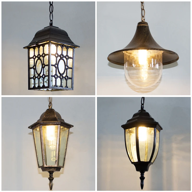 Люстра уличная MLZAOSN в европейском стиле водонепроницаемая лампа для древнего
