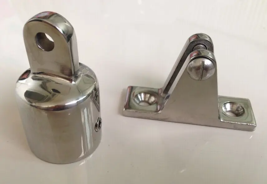 Морской лодка Бимини Сторона Палубы петли и 7/8 &quotверхняя крышка из нержавеющей