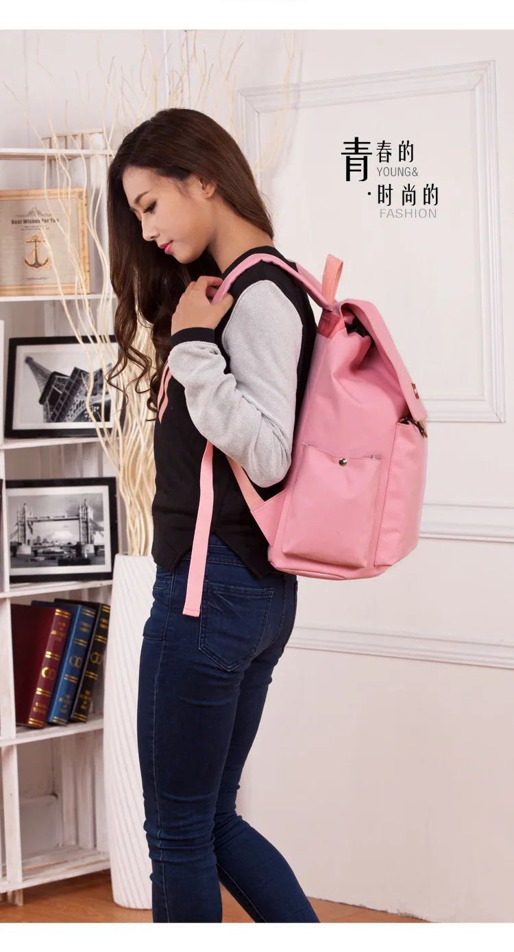 Shoulders Waterproof Student A Bag Leisure Travel laptop anti theft Backpack women mochila school bags for teenage girls