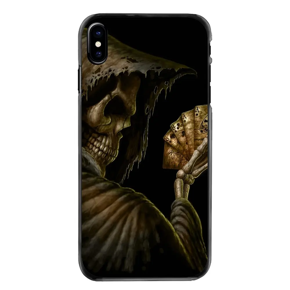 Grim Reaper Череп Скелет для Huawei P7 P8 P9 P10 Lite Plus 2017 2016 Honor 5C 6 4X 5X Mate 8 7 9 аксессуары чехол