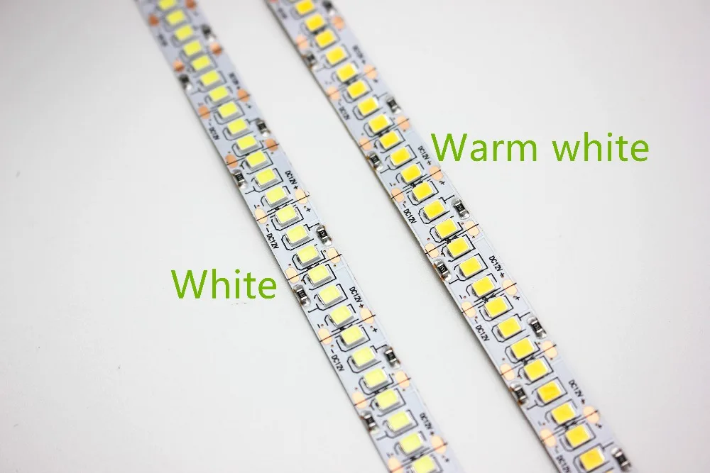 5 м/лот 10 мм Печатная плата Однорядная 2835 SMD 1200 Светодиодная лента DC12V ip20 ip65
