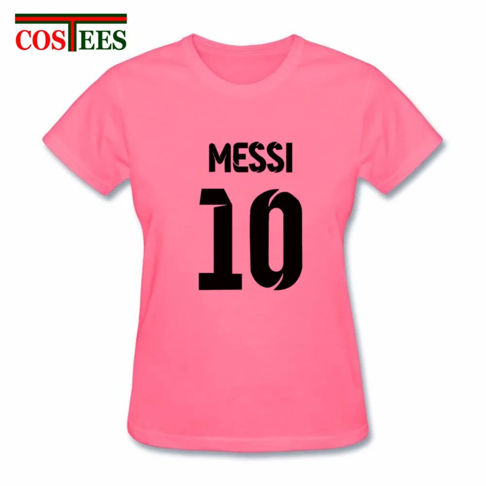 Lionel Messi рубашка camiseta Барселона camisa футболка женская с коротким рукавом футболки