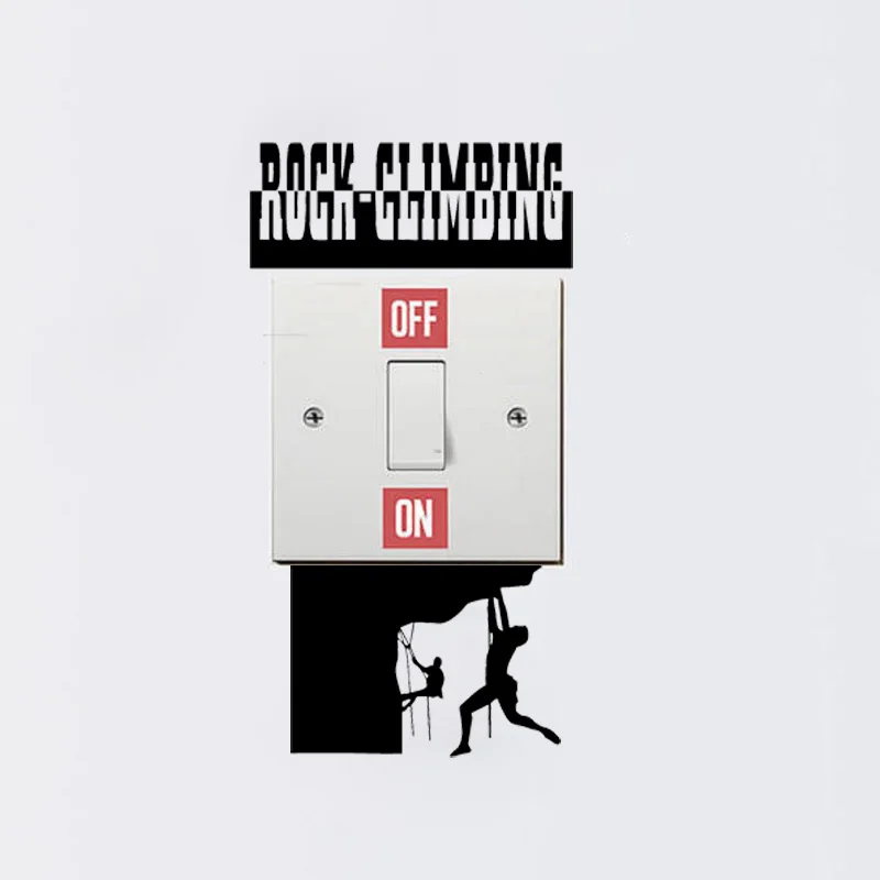 Виниловая наклейка с цитатами для скалолазания забавное украшение дома на стену