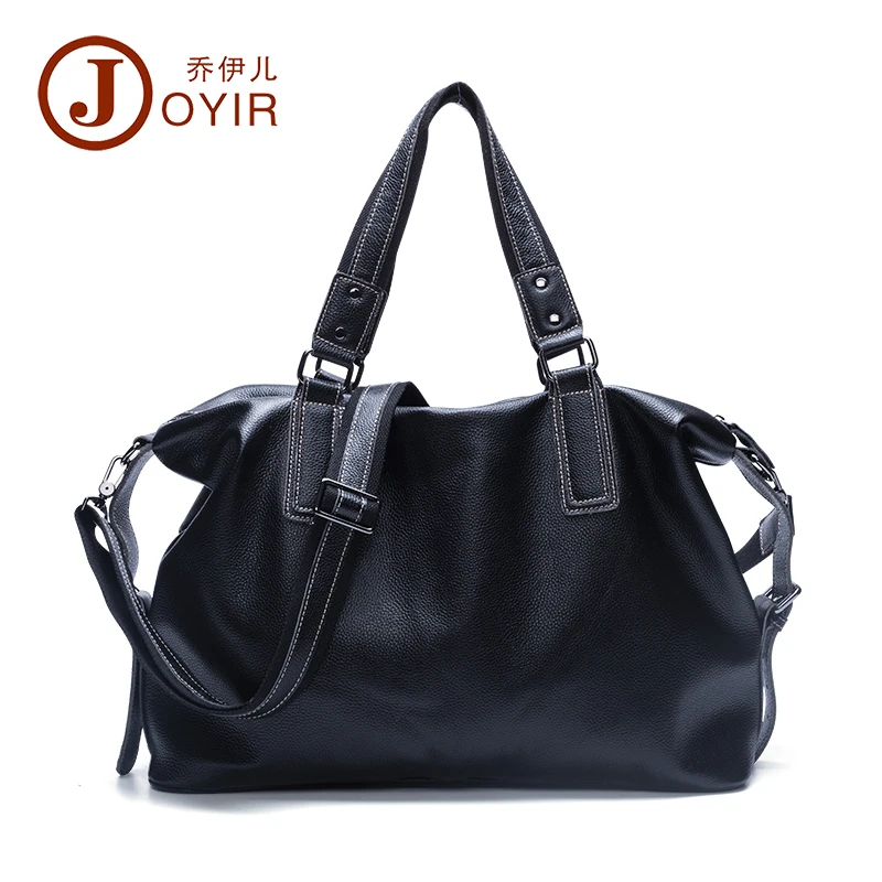 JOYIR Genuine Leather Womem Handbag Laptop Tote Briefcases Crossbody Bags Casual Shoulder Bags for Large Travel Bag Male B158