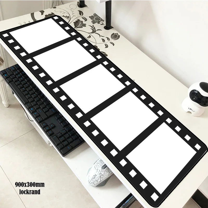 

Коврик для мыши Clapperboard 900x300x2 мм, эргономичный, для офиса