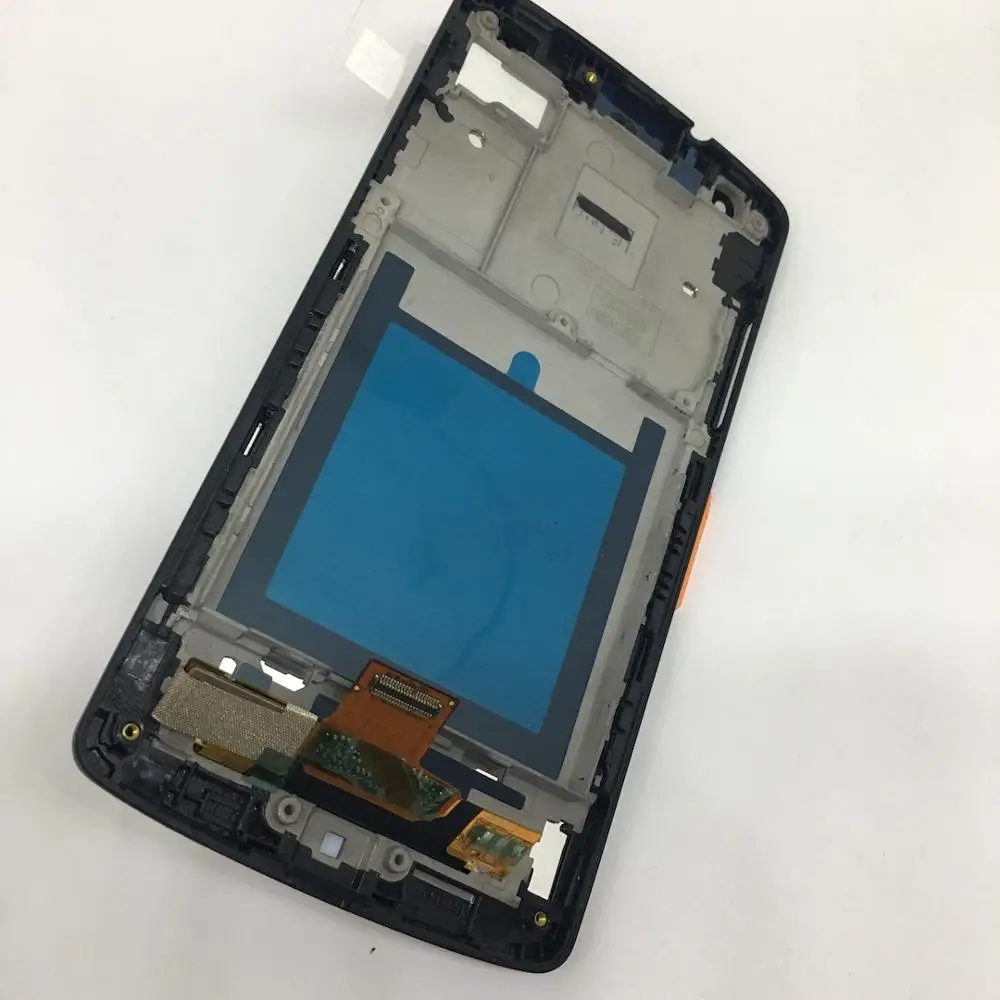 Для LG Google Nexus 5 LCD D820 D821 ЖК-дисплей сенсорный экран дигитайзер с рамкой Замена для