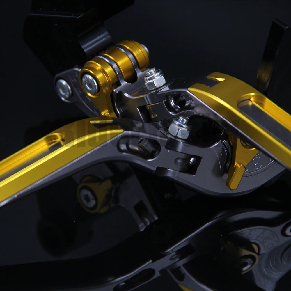 Золотой+ Титан для Yamaha YFM700 Raptor 700R 700 R 2000-2006 2002 2003 2004 2005 мотоцикла с ЧПУ Регулируемые сцепные рычаги