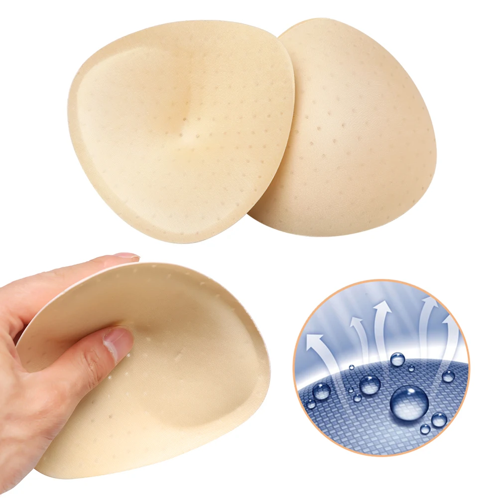 

1Pair Sexy Bikini Padding Insert Removeable Bra Pads Bikini Intimates Sponge Foam Chest Push Up Cups For Swimsuit Accessories