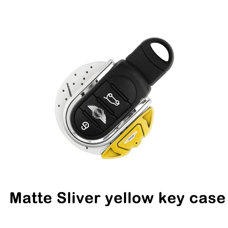 matte Y key case ABS брелок для ключей, чехол для ключей для mini cooper F55 F56 F57 F54 F60 jcw, пластиковый материал chorme - Название цвета: matte Y key case