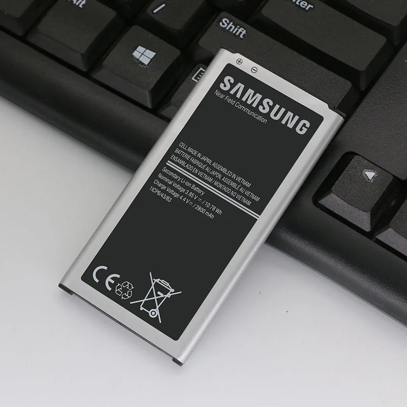 Оригинальный аккумулятор Samsung Galaxy S5 Neo G903F G903W G903FD G900 EB BG903BBE 2800 мАч с NFC|Аккумуляторы