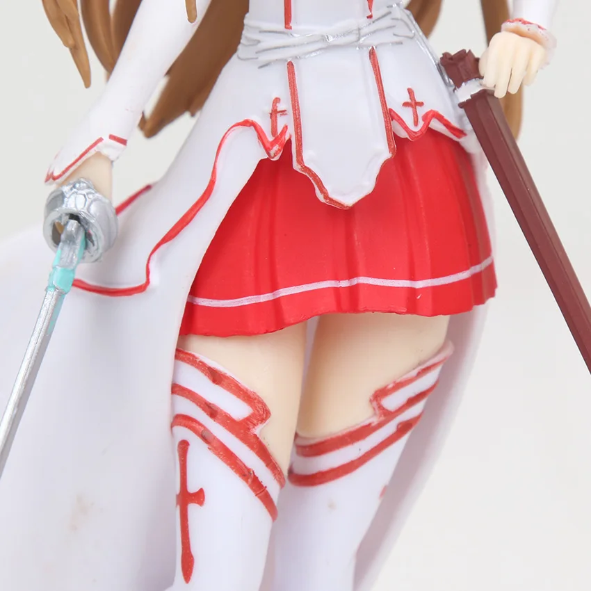 Аниме SQ Sword art online Asuna Коллекционная экшн-фигурка SAO Yuuki модель Toy 18 см | Игрушки и