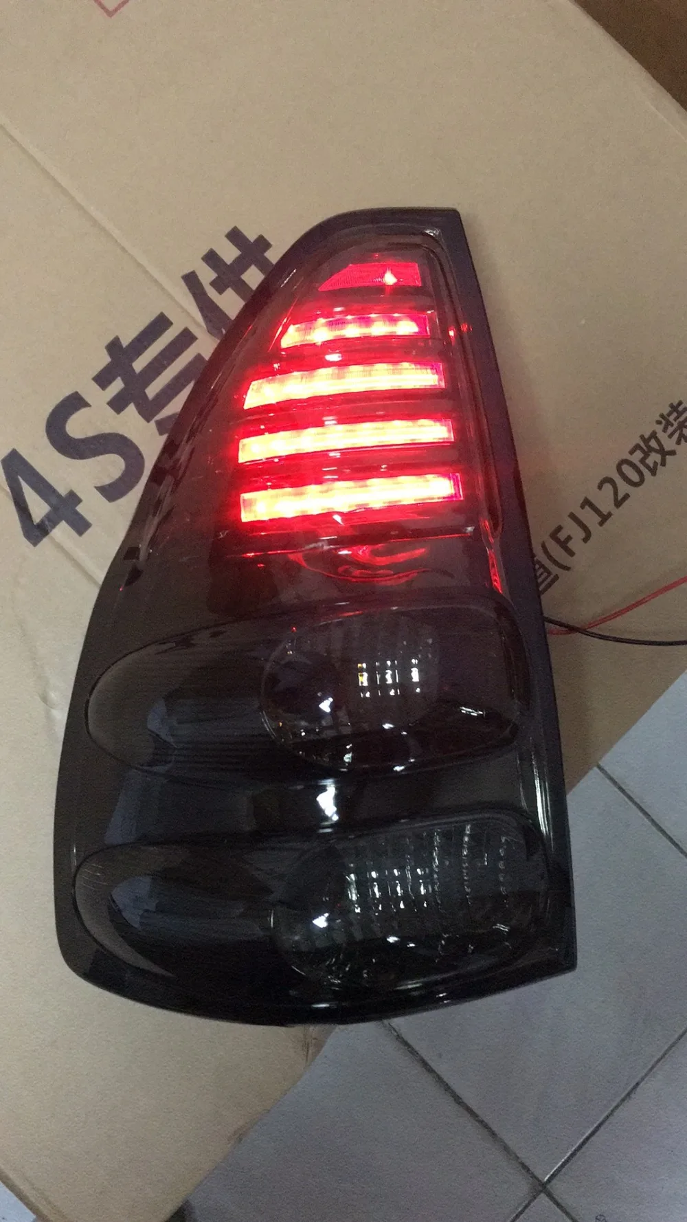 2 шт. Набор для автостайлинга для Toyota Prado FJ120 LC120 2700 задние фонари 2003-2009 год светодиодный задний фонарь светодиодные задние фары Тюнинг автомобилей