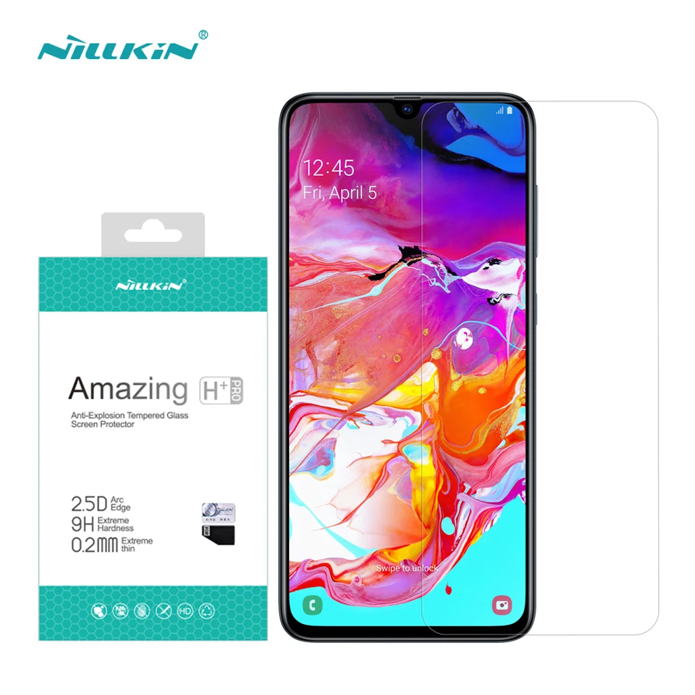 Закаленное стекло для Samsung Galaxy A70 Nillkin Amazing H + Pro 0 2 мм 2.5D | Мобильные телефоны и