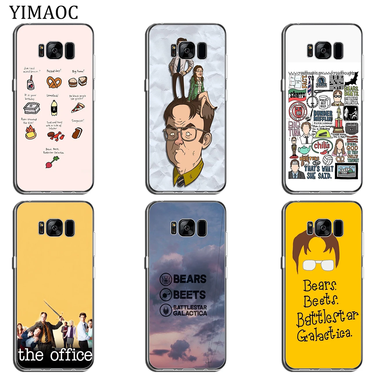 Мягкий силиконовый чехол YIMAOC для телефона Samsung Galaxy S10 S9 S8 Note 10 Plus S7 Edge S10e | Мобильные