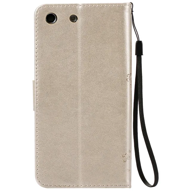 Для Sony Xperia M5 Case Роскошные искусственная кожа флип чехол для E5603 E5606 E5653 корпус