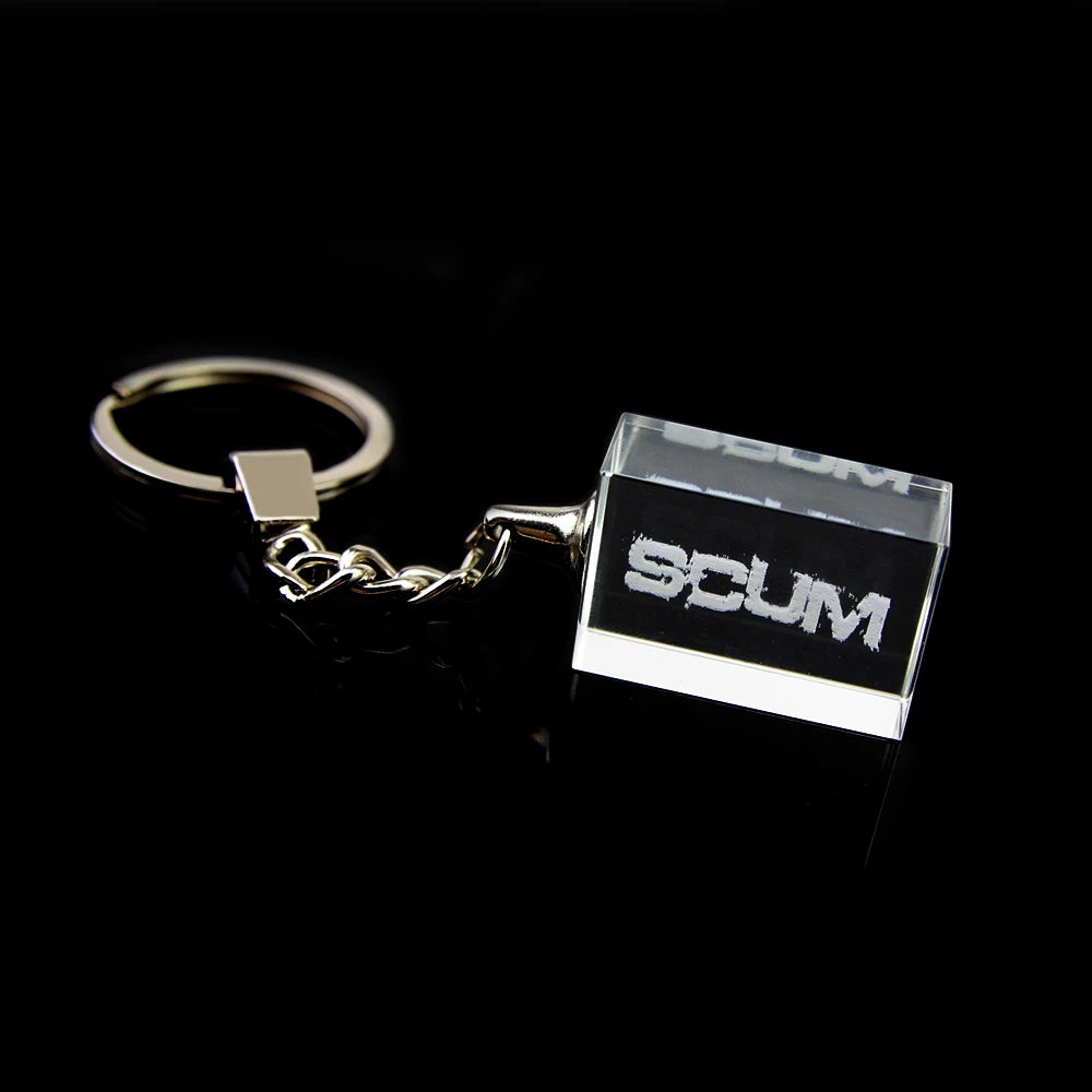 Новое поступление хит продаж K9 хрустальный брелок Scum Survival с рисунком из игры