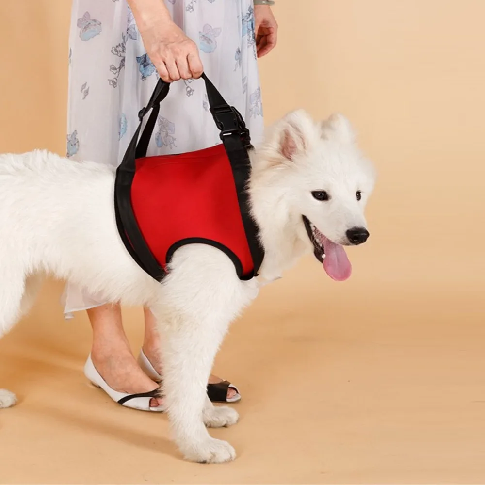 

Hot Pet Dog Harness Walk Out Hand Strap Vest Dog Lift Support Lifting Band Pets Assist Travel Kit Dogs Collar Leash Dog Harness