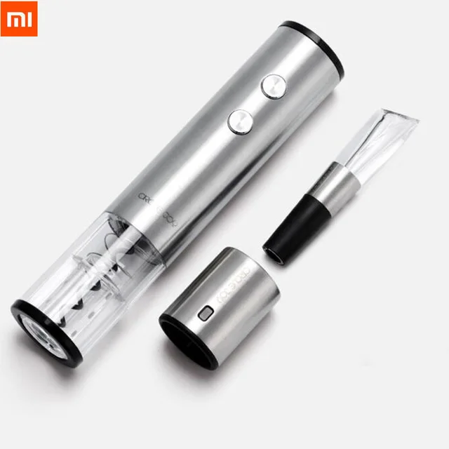 Xiaomi Circle Joy круглый нержавеющая сталь мини штекер красное вино пробка/автоматический открывалка для бутылок вина Электрический штопор