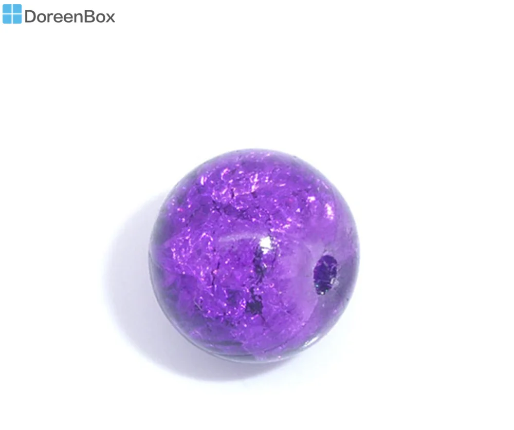 Doreen Box hot-100 хрустальные Круглые бусины 8 мм диаметр.(B05639