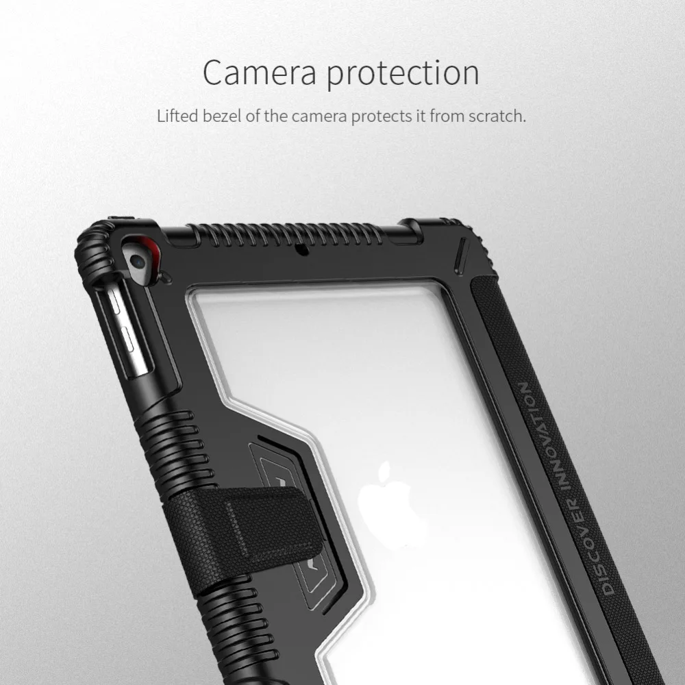 Для iPad 9,7 чехол Nillkin speed TPU полная откидная крышка Кожанный чехол для Apple карандаш держатель для Apple iPad 9,7 задняя крышка