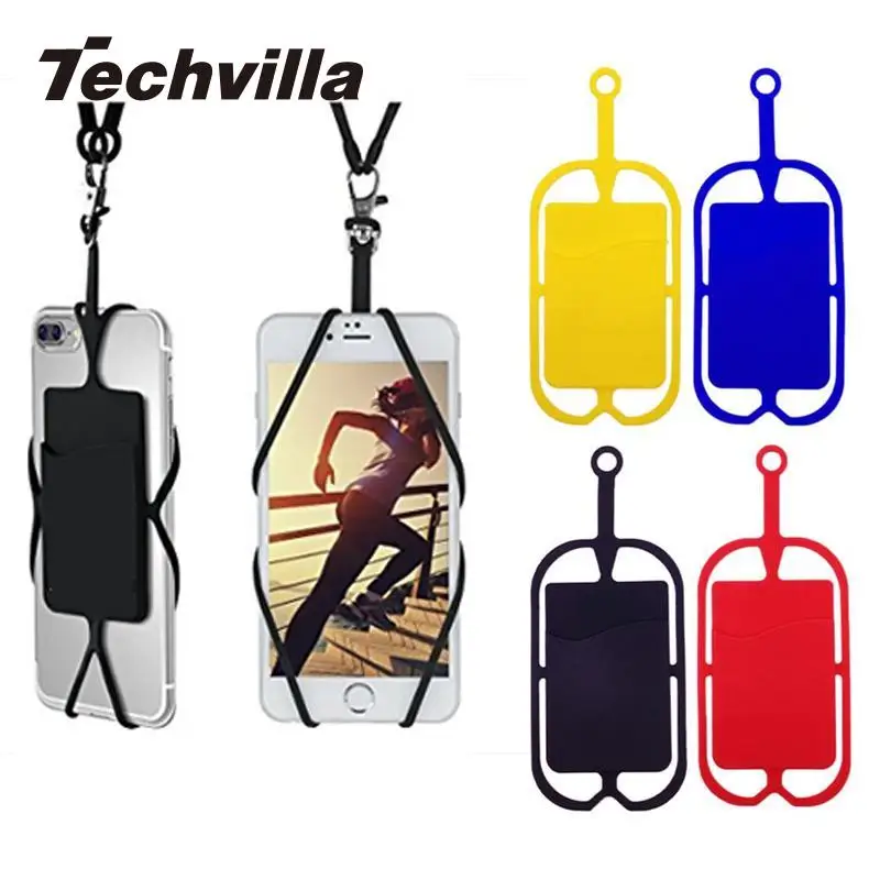 Techvilla Универсальный мобильный телефон силиконовые ремешки Средства ухода за