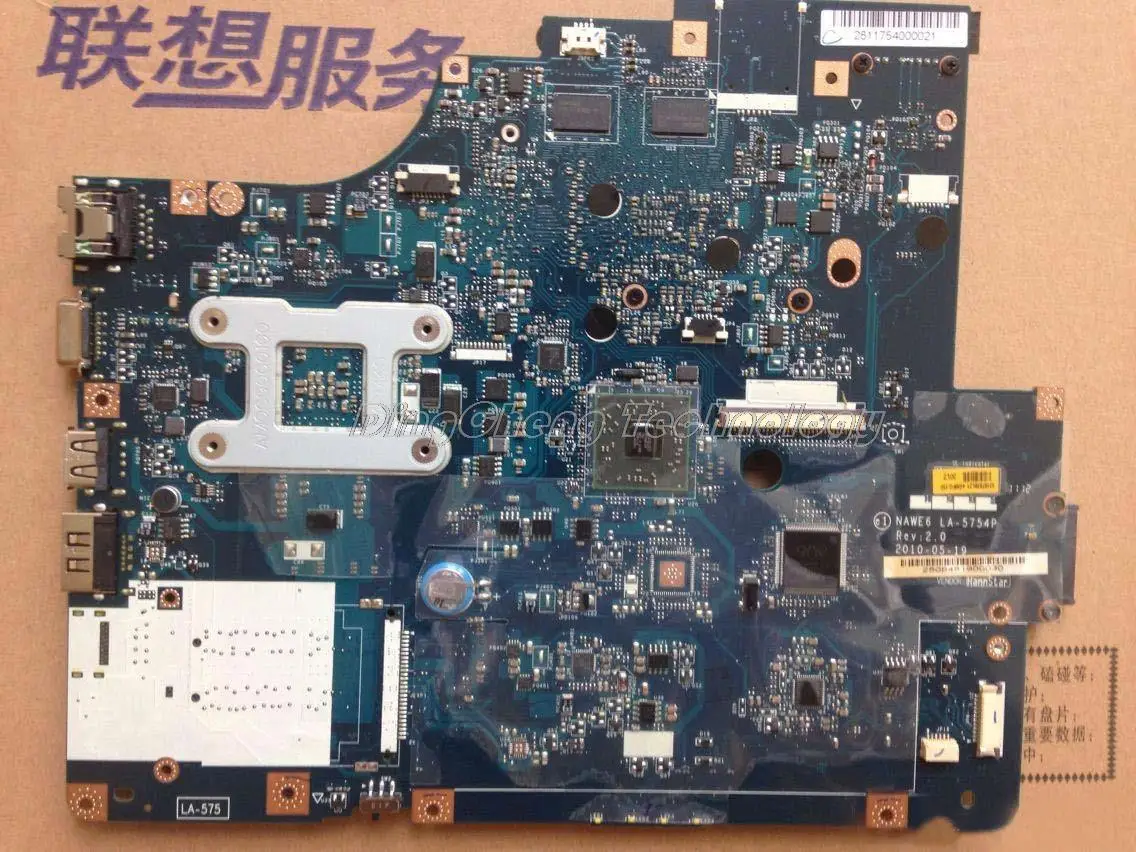 Оригинальный ноутбук Материнская Плата/mainboard для Lenovo G565 Z565 LA-5754P с 4 видеочипов
