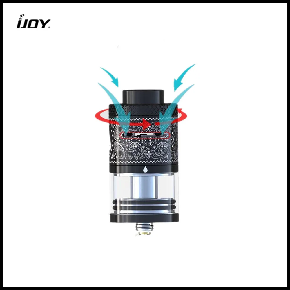 Оригинальный iJoy безграничный RDTA Plus 25 мм диаметр 6 3 мл емкость большой паровой