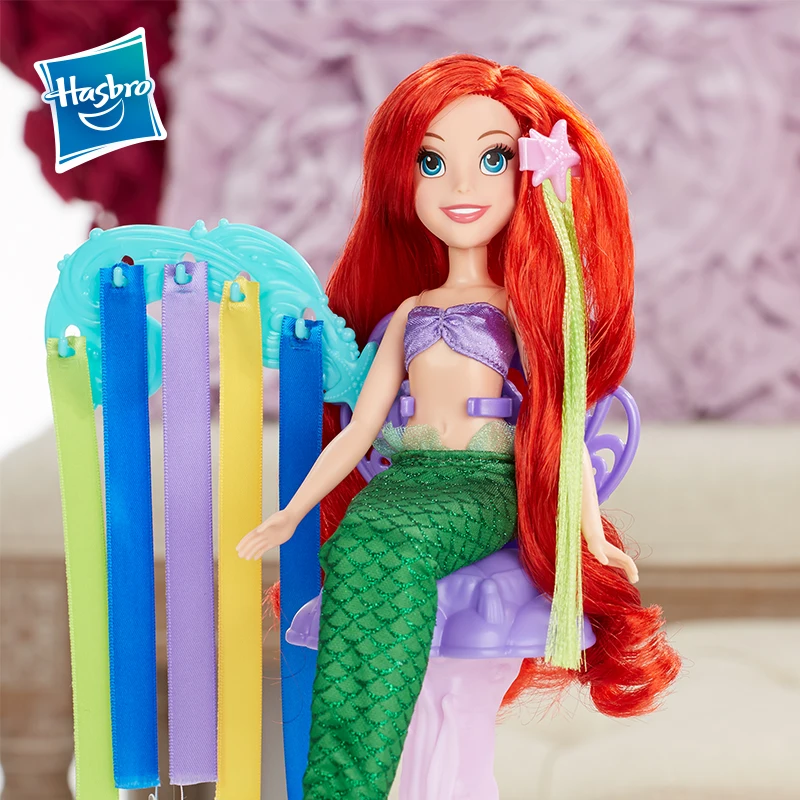 Hasbro Принцесса Диснея 35,5 см Рапунцель королевская лента Салон фигурка аниме мини Коллекция фигурка модель подарок для девочки