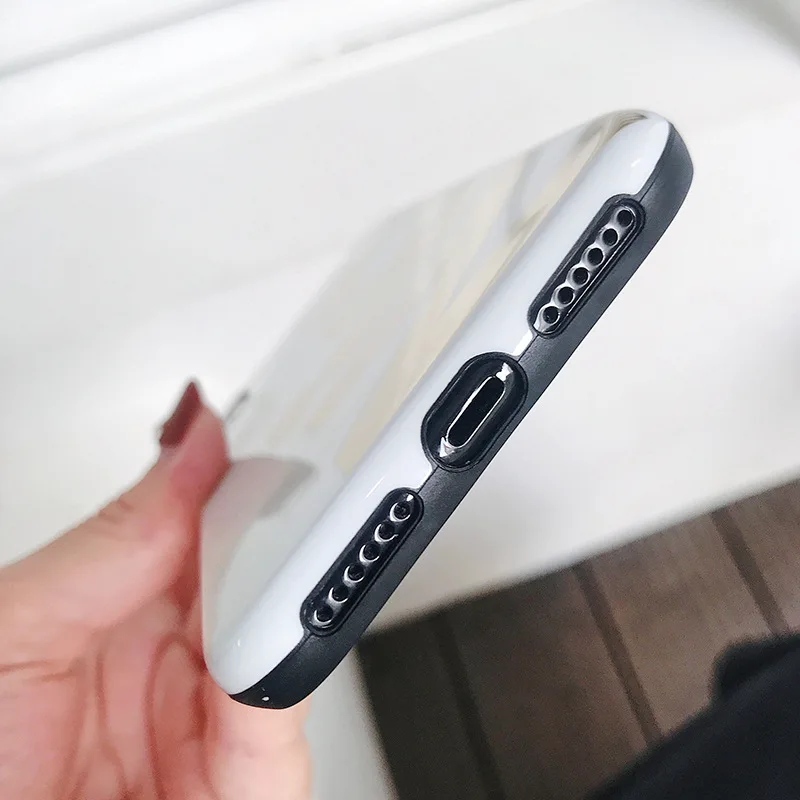Симпатичный чехол для телефона с надписью модный простой iphone 8 7 Plus XR XS MAX Забавный