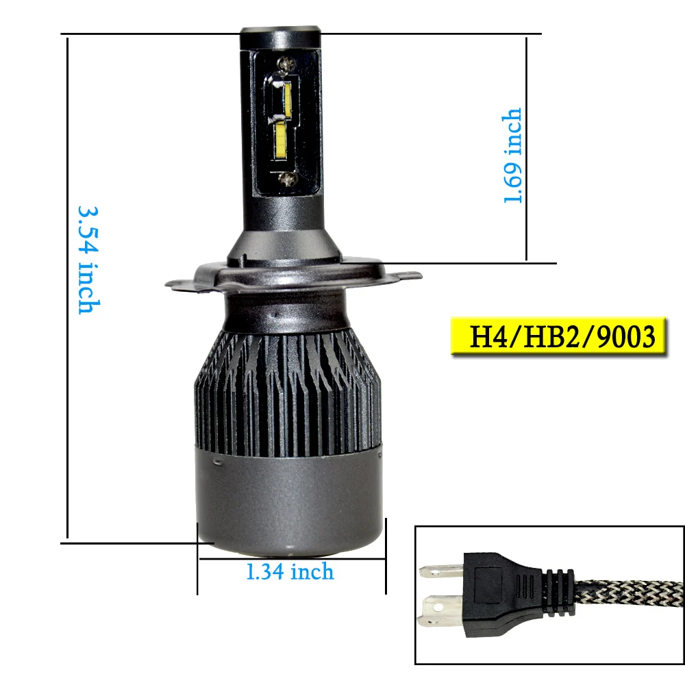 Автомобильные фары OkeyTech 2 шт. супер яркие водонепроницаемые 9000lm светодиодные