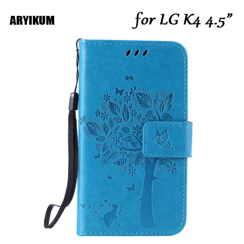 Роскошные Чехлы ARYIKUM для телефонов LG K4 X230 K120E K130E K121 чехлы книжки с бумажником LGK4 K 4